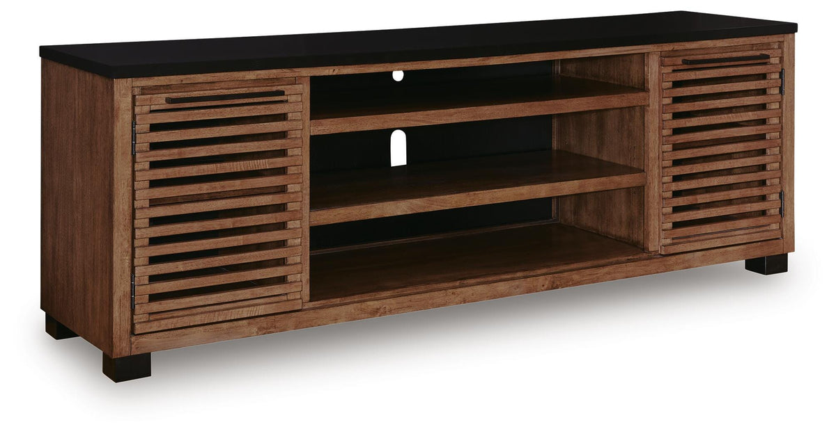 Kallari 84" TV Stand - W737-78 - product view or room setting; only tv stand included (supplier image 1)