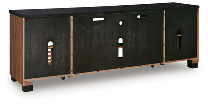 Kallari 84" TV Stand - W737-78 - product view or room setting; only tv stand included (supplier image 5)