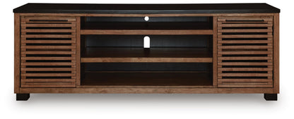 Kallari 84" TV Stand - W737-78 - product view or room setting; only tv stand included (supplier image 4)