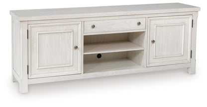 Robbinsdale 72" TV Stand - W742-68 - product view or room setting; only tv stand included (supplier image 1)
