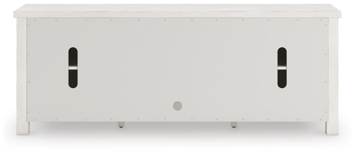 Robbinsdale 72" TV Stand - W742-68 - product view or room setting; only tv stand included (supplier image 6)