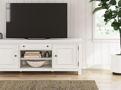 Robbinsdale 72" TV Stand - W742-68 - product view or room setting; only tv stand included (supplier image 8)