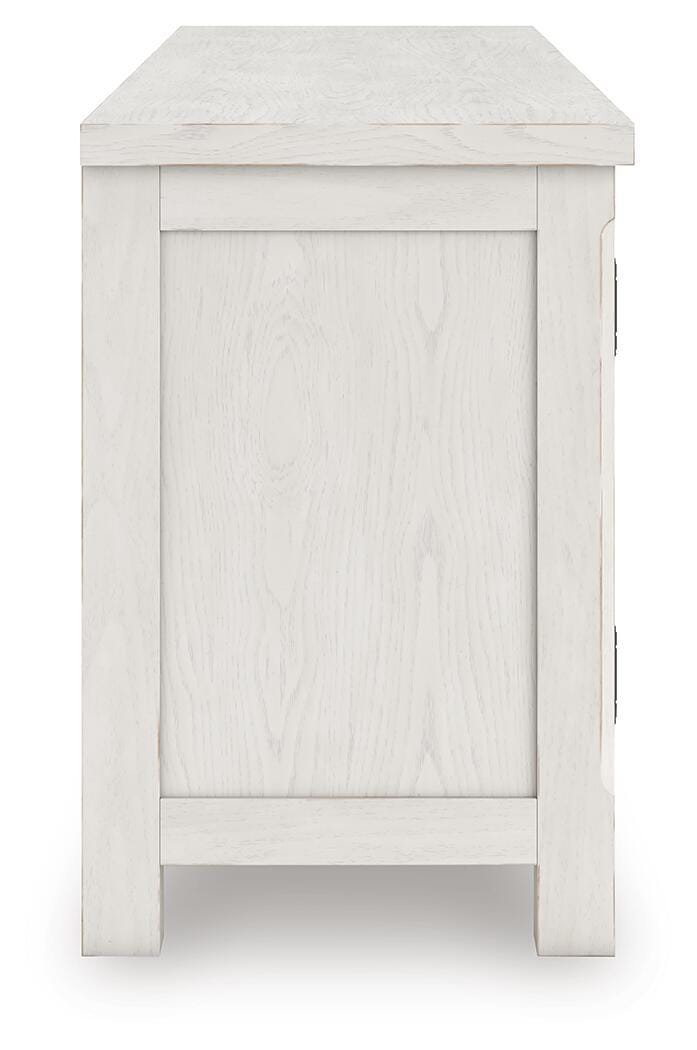 Robbinsdale 72" TV Stand - W742-68 - product view or room setting; only tv stand included (supplier image 5)