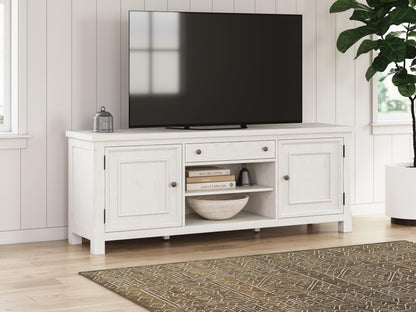 Robbinsdale 72" TV Stand - W742-68 - product view or room setting; only tv stand included (supplier image 2)