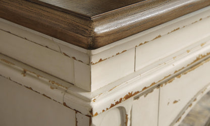 Realyn 74" TV Stand - W743-68 - finish or detail (supplier image 7)