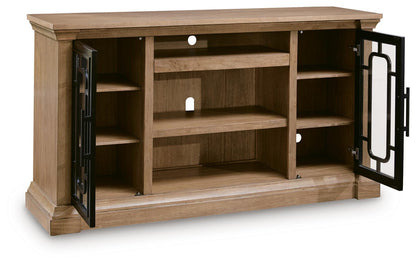 Wittenmyer 72" TV Stand - W794-68 - product view or room setting; only tv stand included (supplier image 3)