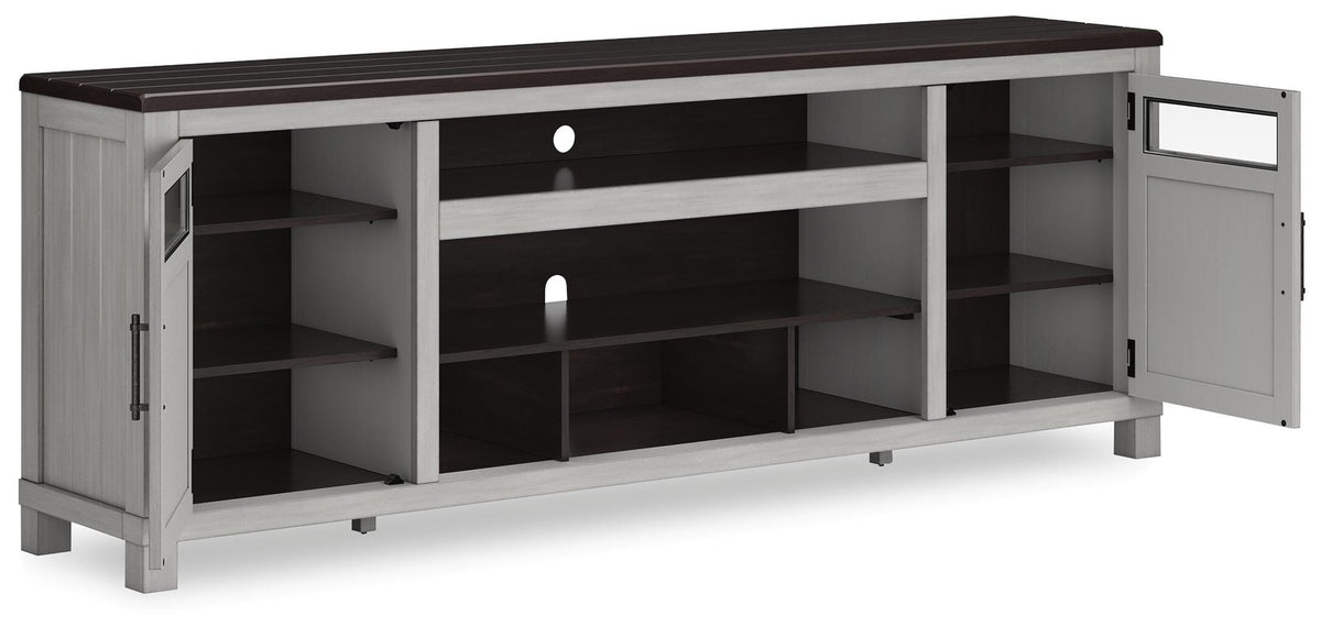 Darborn 88" TV Stand - W796-68 - product view or room setting; only tv stand included (supplier image 4)