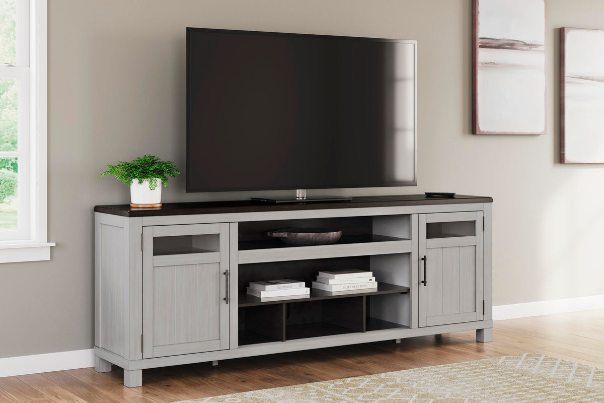 Darborn 88" TV Stand - W796-68 - product view or room setting; only tv stand included (supplier image 2)