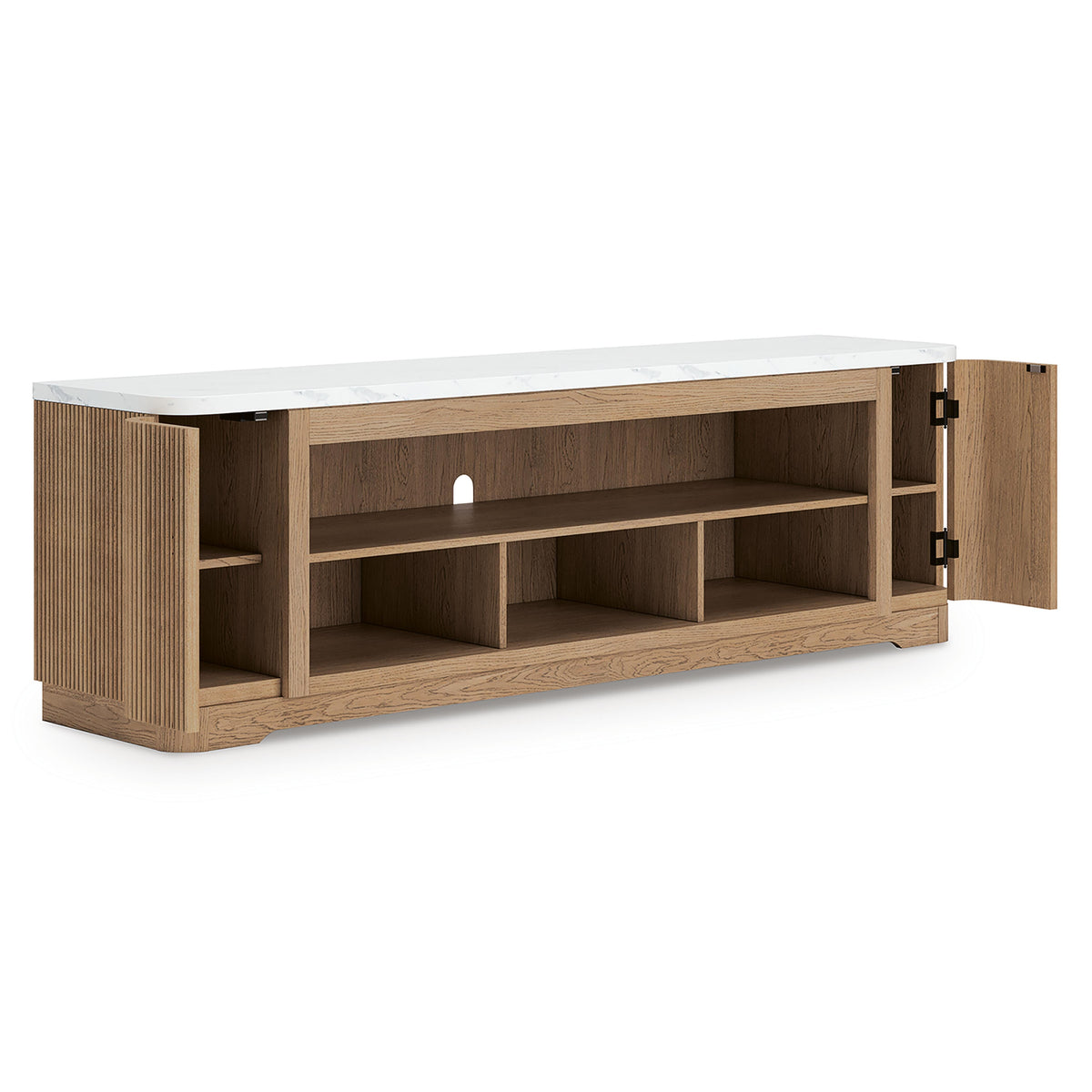 Camdill 80" TV Stand - W808-68 - product view or room setting; only tv stand included (supplier image 1)