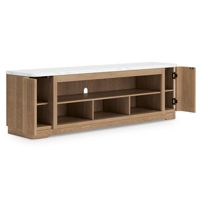 Camdill 80" TV Stand - W808-68 - product view or room setting; only tv stand included (supplier image 1)
