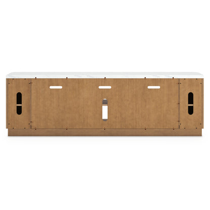 Camdill 80" TV Stand - W808-68 - product view or room setting; only tv stand included (supplier image 3)