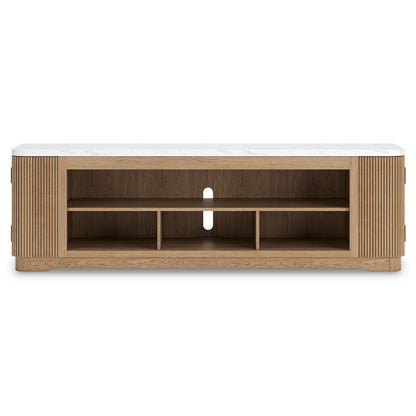 Camdill 80" TV Stand - W808-68 - product view or room setting; only tv stand included (supplier image 4)