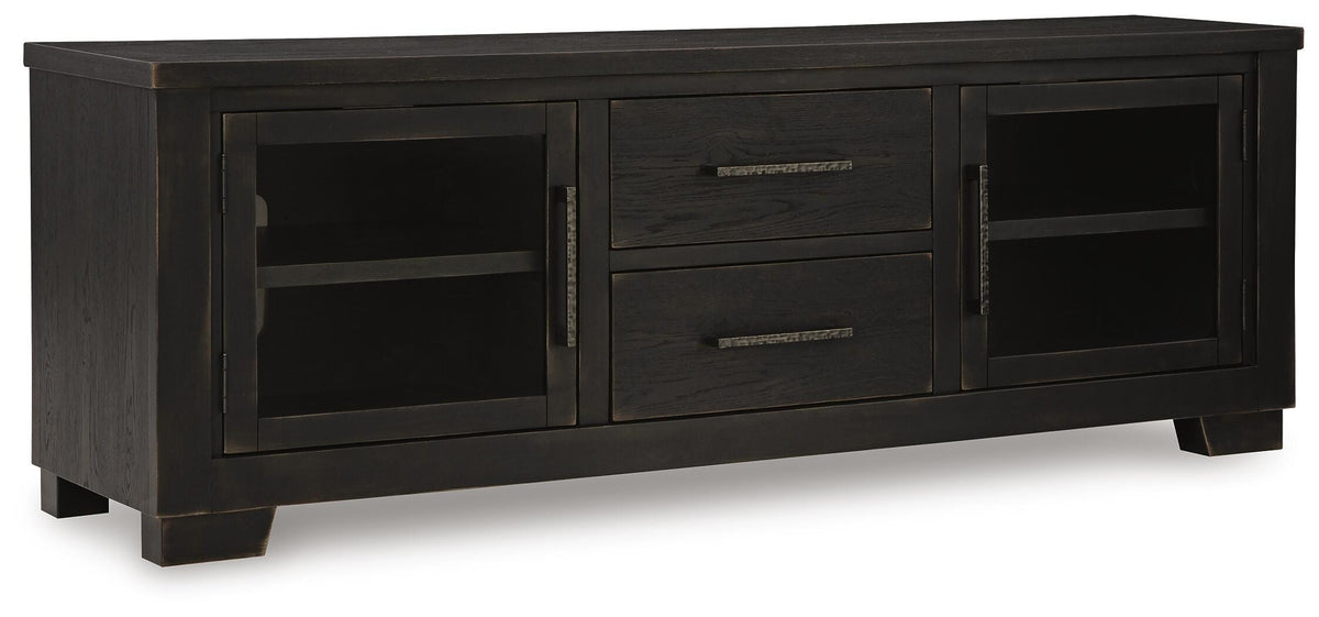 Galliden 80" TV Stand - W841-168 - product view or room setting; only tv stand included (supplier image 1)