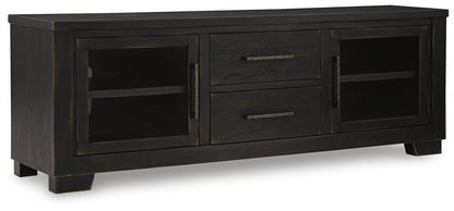 Galliden 80" TV Stand - W841-168 - product view or room setting; only tv stand included (supplier image 1)