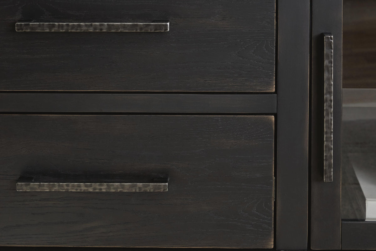 Galliden 80" TV Stand - W841-168 - finish or detail (supplier image 7)