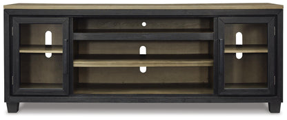 Foyland 83" TV Stand - W989-68 - product view or room setting; only tv stand included (supplier image 4)