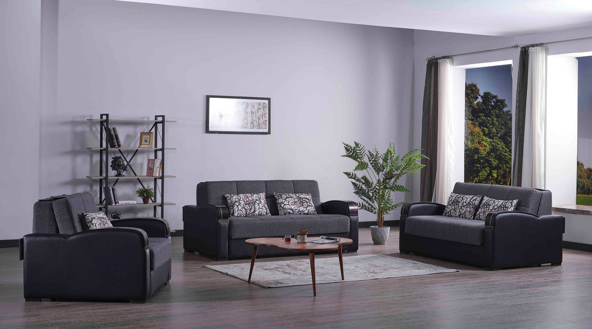 Ottomanson Sleep Plus - Upholstered Convertible Armchair With Storage