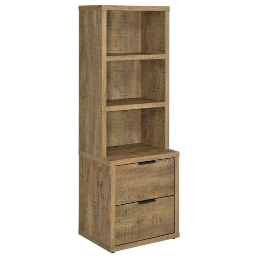Westpark - 3-Shelf Bookcase USB And Lockable Drawer