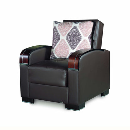 Ottomanson Mobimax - Upholstered Convertible Armchair With Storage