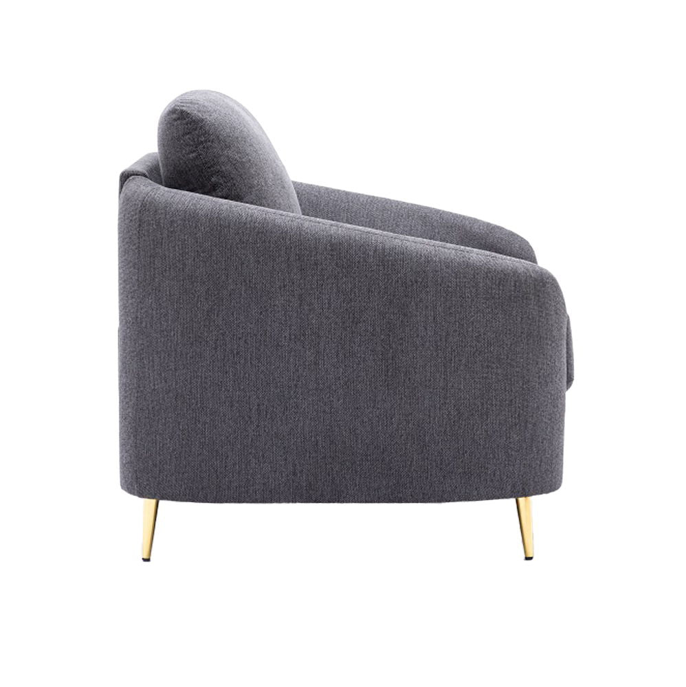 Yuina - Sofa & Loveseat Set - Gray Linen