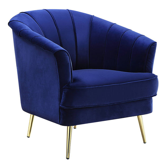 Eivor - Chair - Blue Velvet