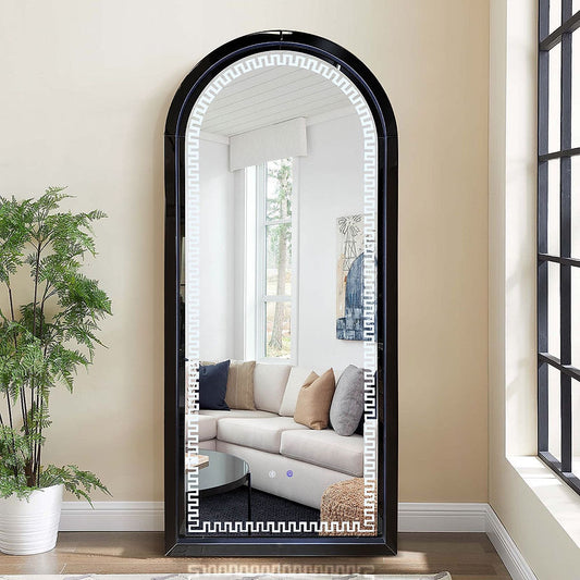 NYFM-31 Black floor mirror