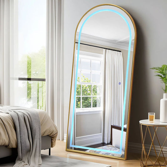 NYFM-52 Gold floor mirror