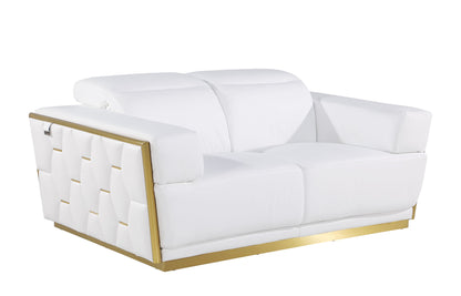 1111 - Leather Loveseat