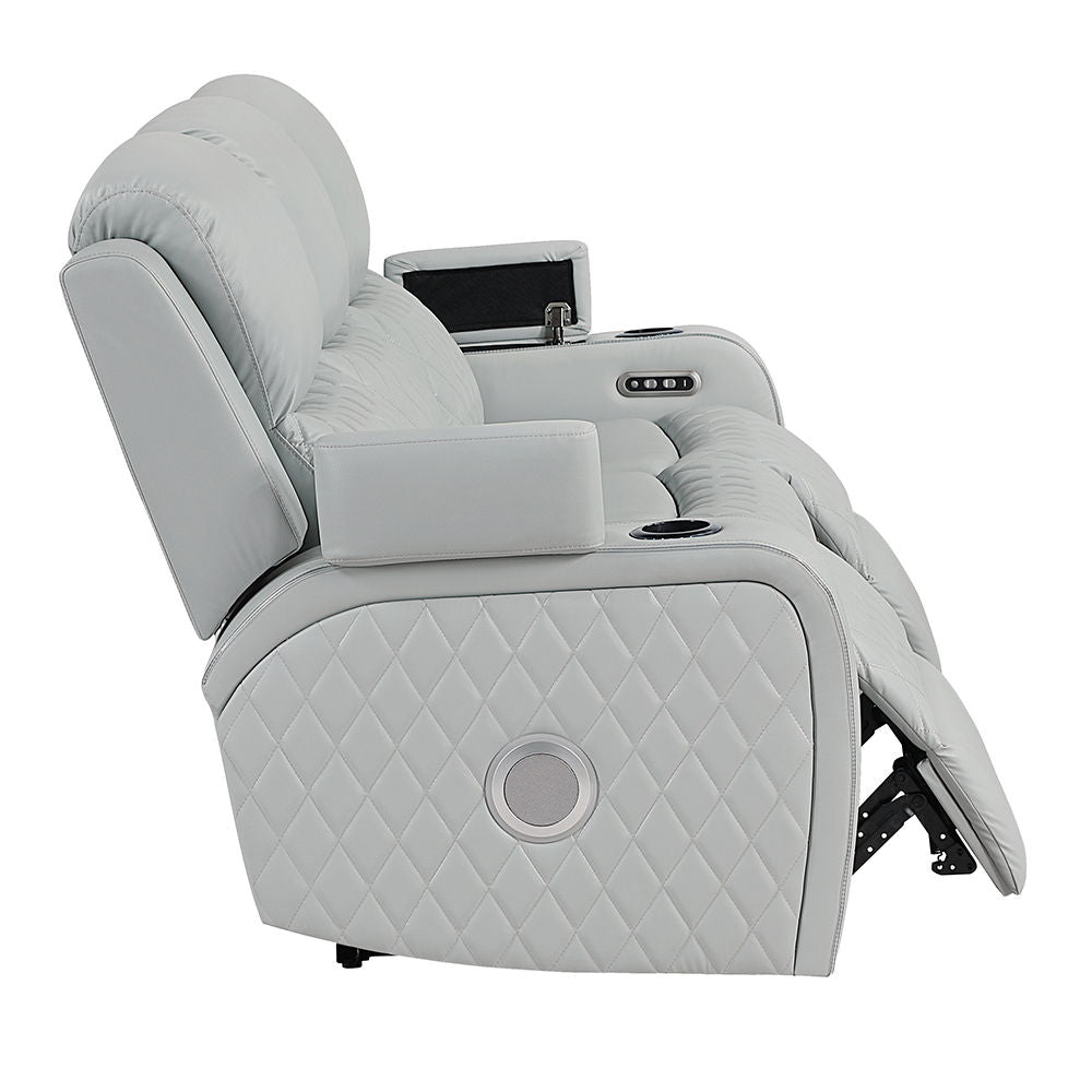 Elonzo - Sofa & Loveseat Set - Light Gray