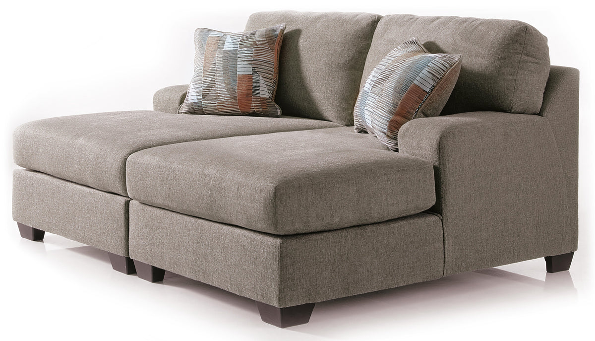 Newellen Sectional - 48404S4 - product view or room setting; complete kit and included component views (supplier image 20)
