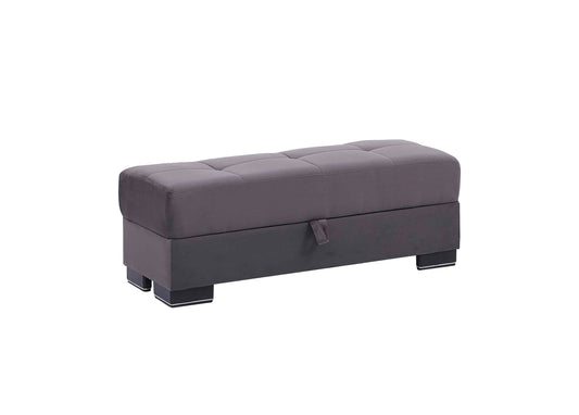 Ottomanson Armada Air - Upholstered Ottoman With Storage - Microfiber