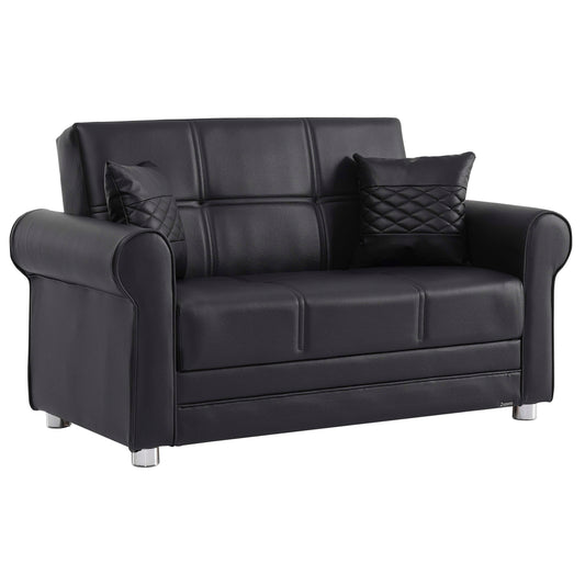 Ottomanson Avalon - Upholstered Convertible Loveseat With Storage