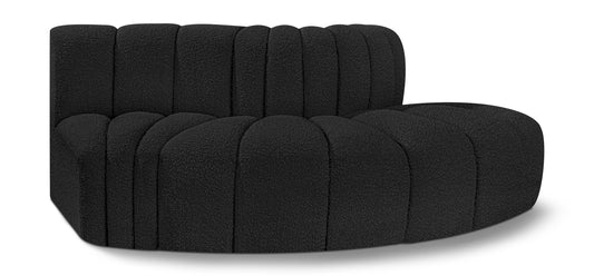 Arc - Boucle Fabric 3 Piece Modular Sofa