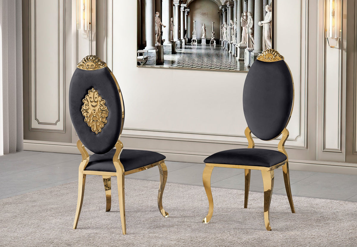 Tamara Dining Set — table or matching chair detail