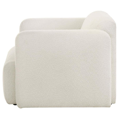 Dorset - Fabric Upholstered Round Track Arm Accent Chair