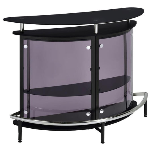 Amarillo - Freestanding Glass Top Home Bar Wine Cabinet