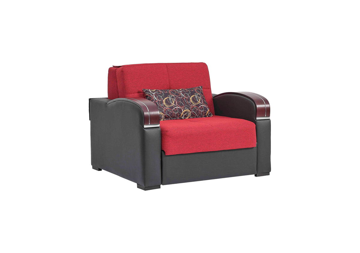 Ottomanson Sleep Plus - Upholstered Convertible Armchair With Storage
