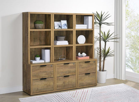Westpark - 3 Piece Wall Unit Bookcase Set With USB