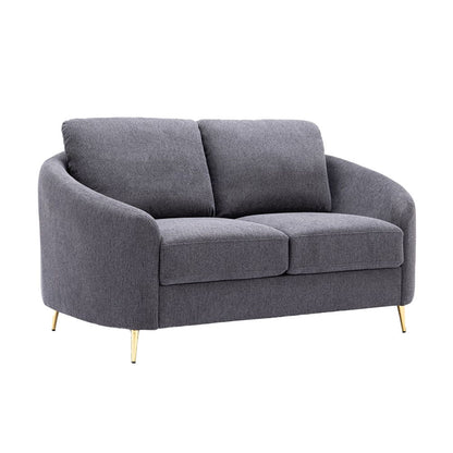 Yuina - Sofa & Loveseat Set - Gray Linen