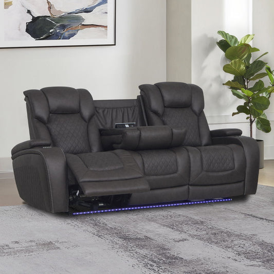 Wendell - Sofa & Loveseat Set - Dark Gray