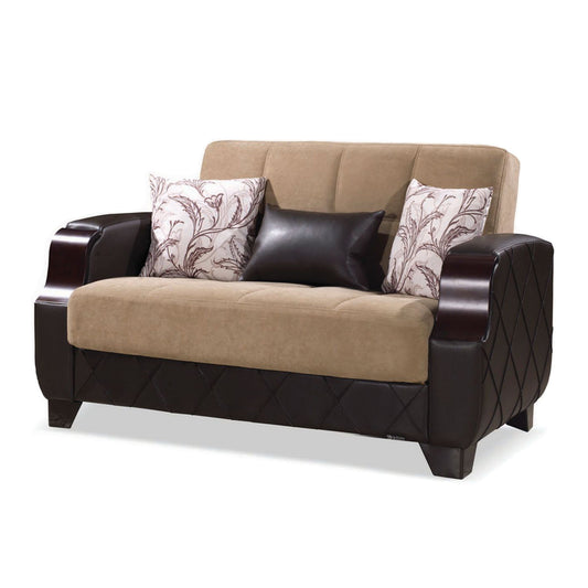 Ottomanson Molina - Upholstered Convertible Loveseat With Storage