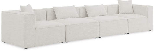 Cube - Linen Modular 4 Seat Sofa
