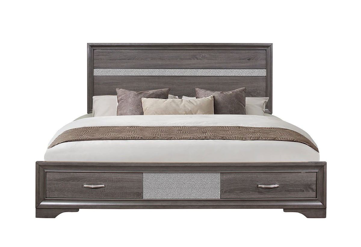 Seville - Bed - Gray