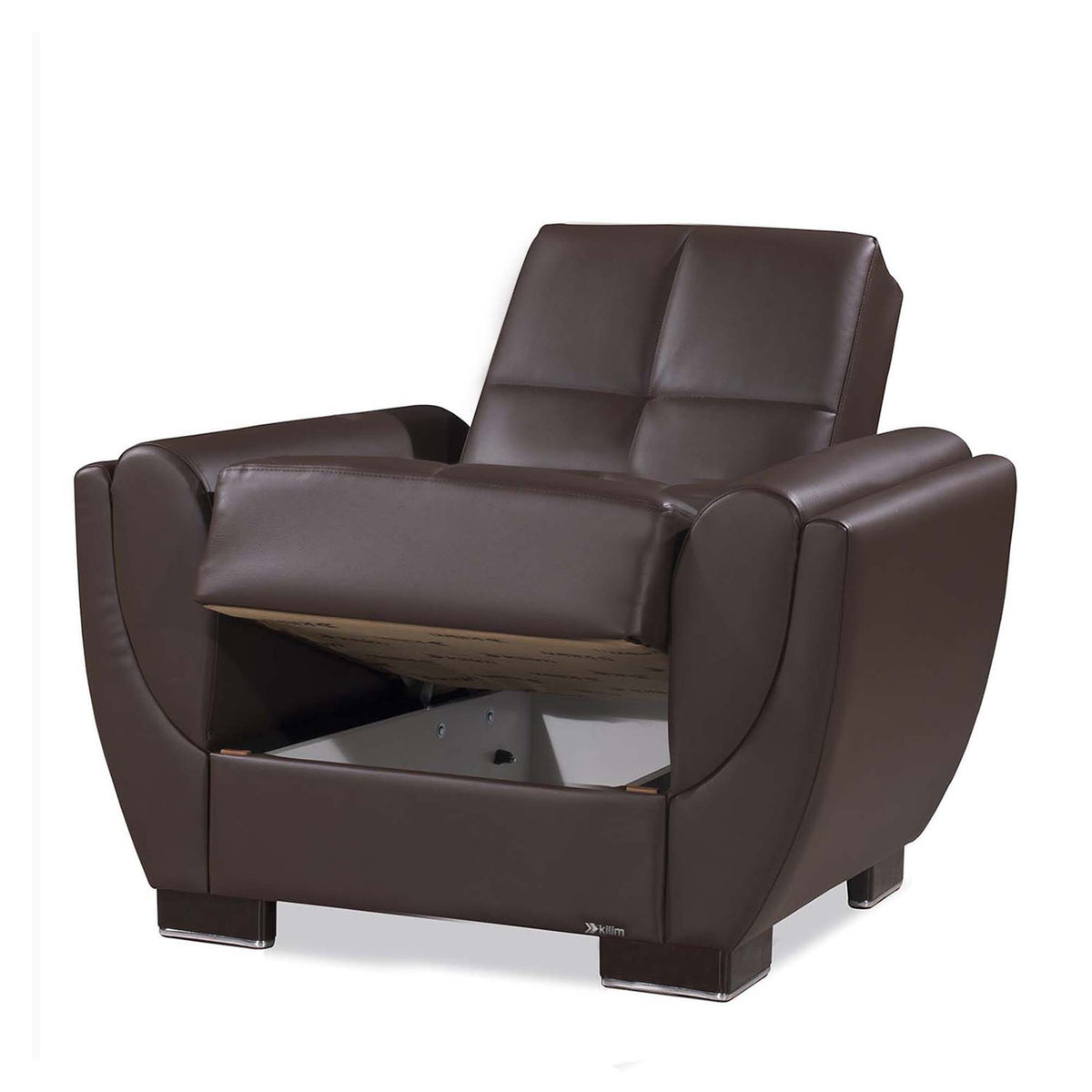 Ottomanson Armada Air - Upholstered Convertible Armchair With Storage