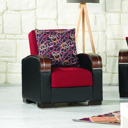 Ottomanson Mobimax - Upholstered Convertible Armchair With Storage