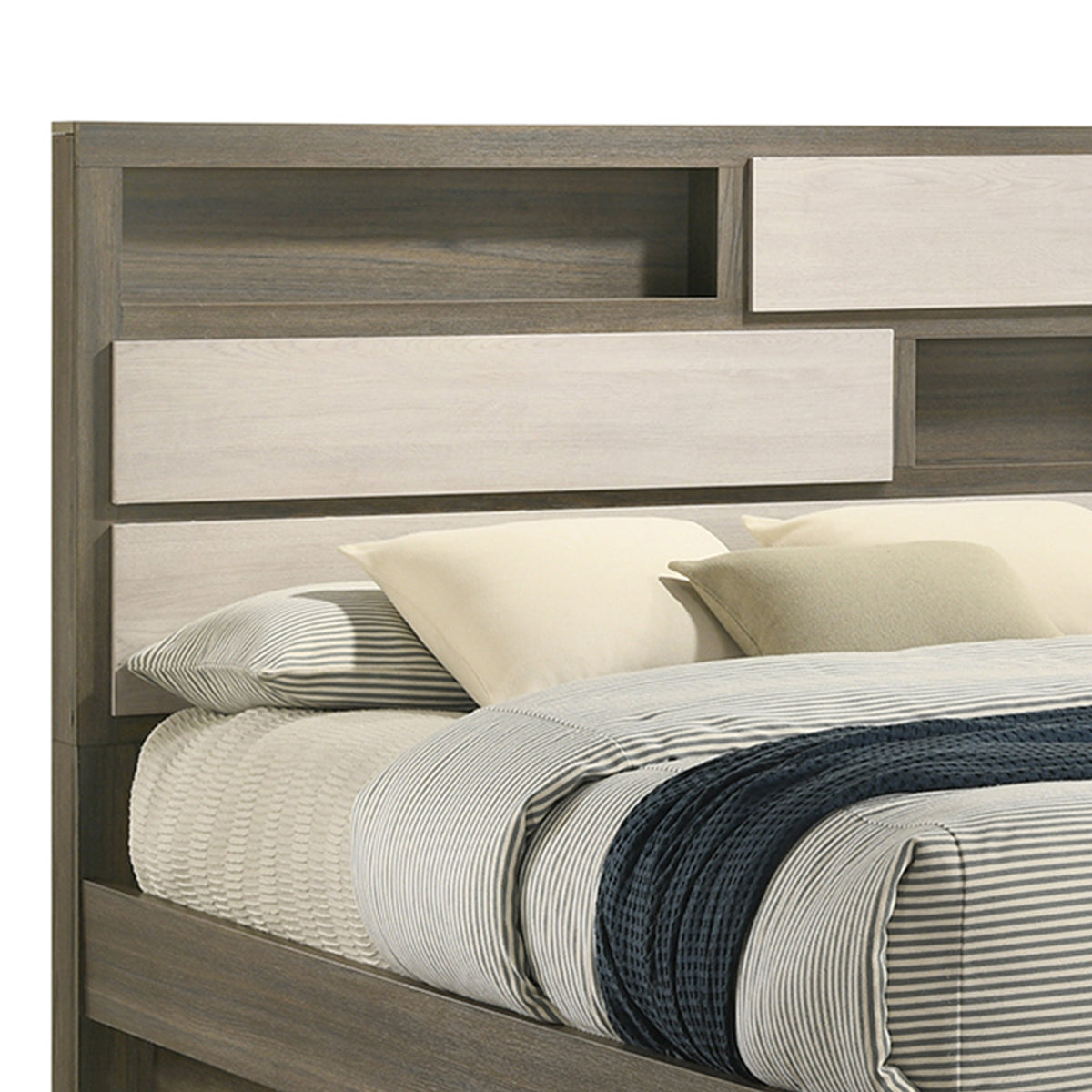 GEM Gray Bed - headboard detail.