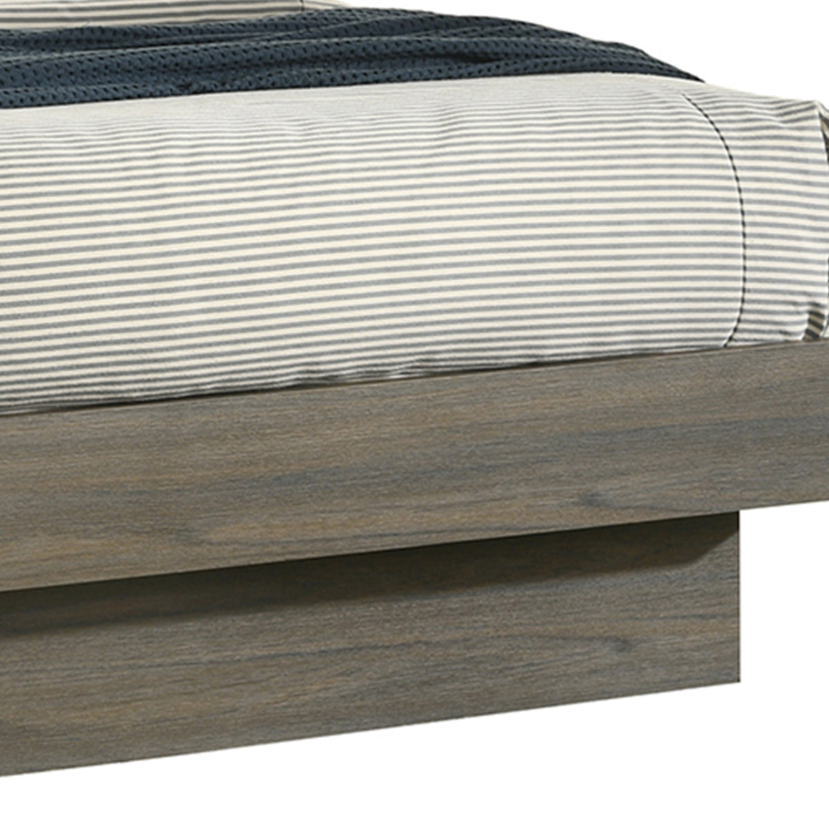 GEM Gray Bed - footboard detail.