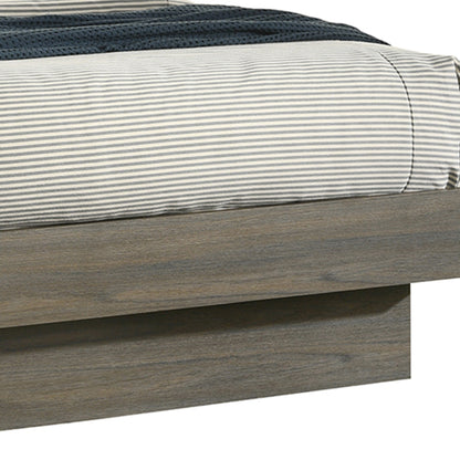 GEM Gray Bed - footboard detail.