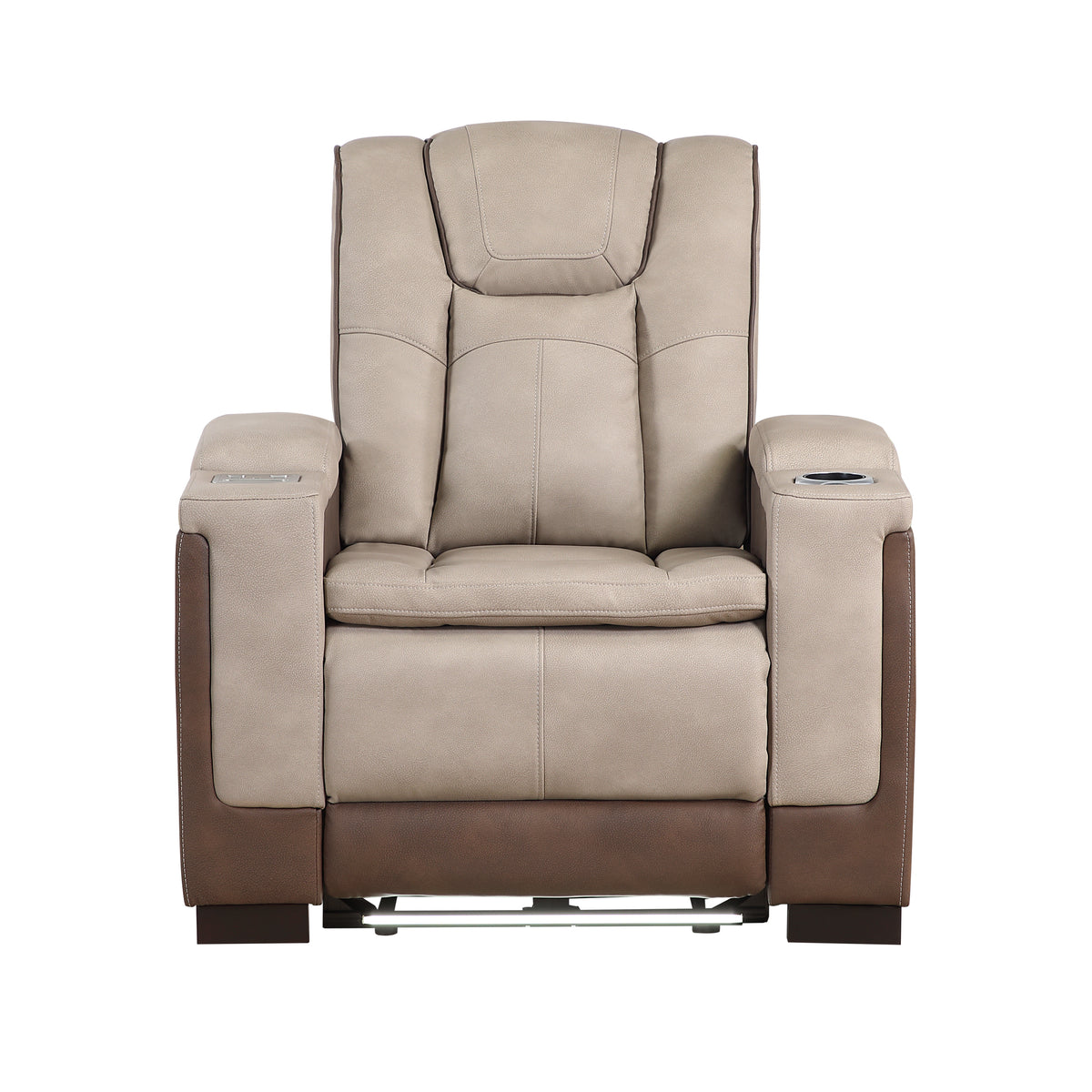 bruno brown recliner — product detail 3.