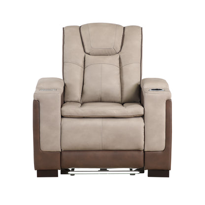 bruno brown recliner — product detail 3.